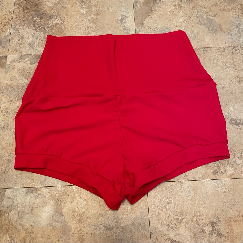 NWOT Tummy Control/Roll Down Athletic Shorts